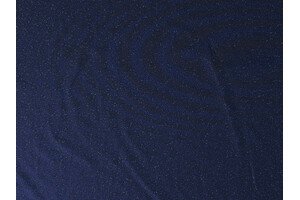 Lycra blu scuro con glitter argento
