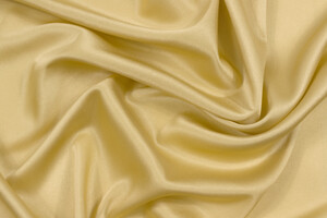 Raso di seta oro stretch