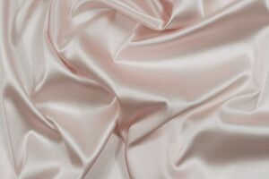 Raso di seta rosa cipria chiaro stretch