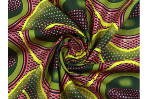 Cotone wax verde e nero
