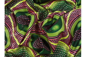 Cotone wax verde e nero