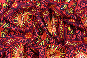 Cotone wax bordeaux e oro