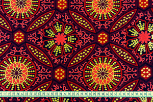 Cotone wax bordeaux e oro