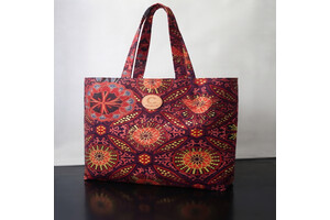 Cotone wax bordeaux e oro