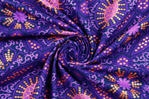 Cotone wax viola scuro e lilla Cotone wax viola scuro e lilla