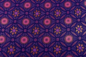 Cotone wax viola scuro e lilla