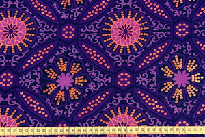 Cotone wax viola scuro e lilla
