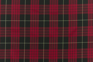 Misto viscosa stretch scozzese rosso nero