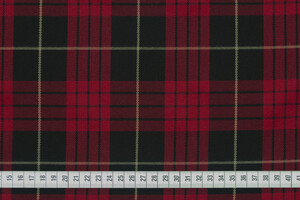 Misto viscosa stretch scozzese rosso nero