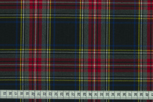 Misto viscosa stretch scozzese nero