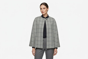Misto viscosa stretch scozzese grigio