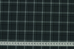 Misto viscosa stretch scozzese grigio scuro
