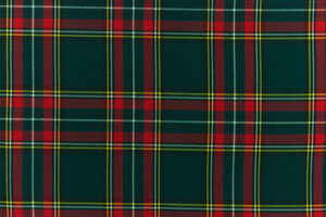 Misto viscosa stretch scozzese verde pino