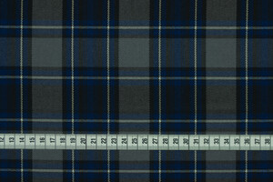 Misto viscosa stretch scozzese blu royal