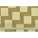 Jacquard misto seta d'arredamento a cubi beige-oro