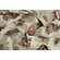 GOBELIN DI NATALE BEIGE E LUREX ROSSO DOUBLE FACE