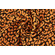 Crêpe jacquard maculato nero-arancione
