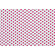 Cotone bianco a pois grandi magenta