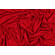 Jersey di cotone bi-stretch rosso rubino