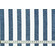 Jersey di cotone stretch a righe bianco blu jeans