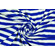 Jersey di cotone stretch a righe bianco blu