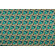 Raso stretch geometrico petrolio e smeraldo