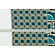 Raso stretch geometrico petrolio e smeraldo