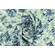 Georgette bianca a fiori blu