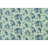 Georgette bianca a fiori blu