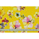 Georgette gialla a fiori