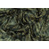 Georgette nera stampa fiori e paisley con lurex
