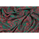 Viscosa verde fantasia orientale paisley fucsia