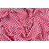Puro cotone vichy bianco rosso tinto filo