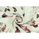 Georgette bianca fantasia rose e farfalle