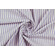 Misto lino cotone a righe bianco viola