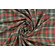 Pettinato di lana tartan grigio rosso