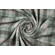 Punto Milano cotone stretch a quadri grigio rosa