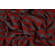 Punto Milano cotone stretch a quadri grigio e rosso