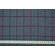 Punto Milano cotone stretch spigato blu con quadri bordeaux