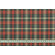 Pettinato di lana tartan grigio rosso