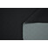 Tessuto accoppiato 2mm idrorepellente nero goffrato/pile grigio avio