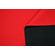 Tessuto accoppiato 2mm idrorepellente rosso/pile nero