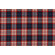 Flanella di cotone scozzese blu bianco rosso