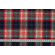 Flanella di cotone scozzese blu bianco rosso