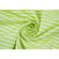 Puro lino a righe in bianco e verde pistacchio tinto filo