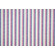 Tela leggera in lino e cotone bianco a righe blu e magenta