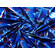 Jersey di poliestere stretch blu fantasia astratta