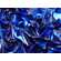 Jersey di poliestere stretch blu fantasia astratta