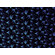 Jersey di poliestere stretch nero fantasia botanica neon