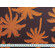 Lycra opaca marrone con palme